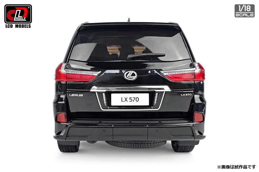 LCD MODELS 1/18 Lexus LX570 Black finished product | eBay