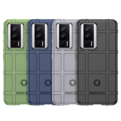 For Xiaomi Poco F5 Pro 5G Rugged Shockproof Shield Soft Armor Case Cover