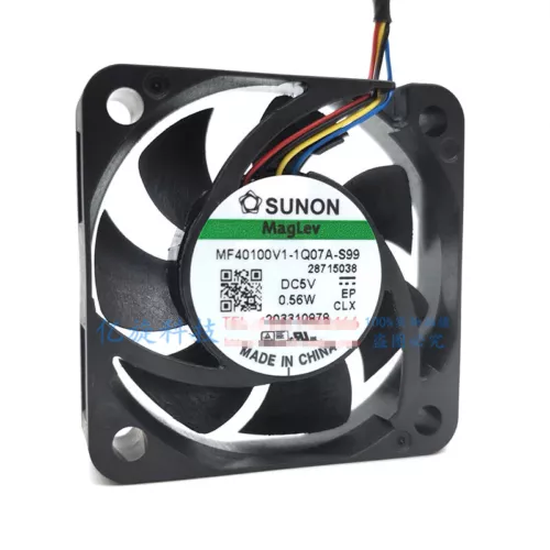 Qty:1pc 4-wire cooling fan MF40100V1-1Q07A-S99 5V 0.56W 4010 4cm