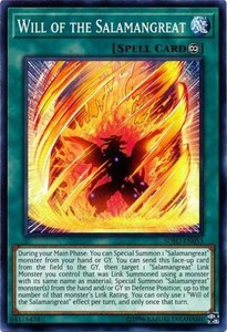 Will of the Salamangreat - SOFU-EN053 - Common - Unlimited Edition x3 - Near Min