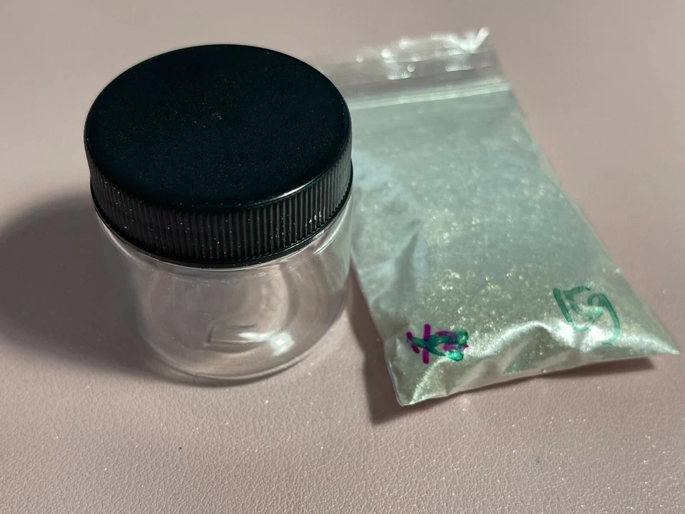 SILVER WHITE PEARL MICA PIGMENT SOAP COSMETIC GRADE COLORANT PEARLESCENT POWDER - Image 2 of 4