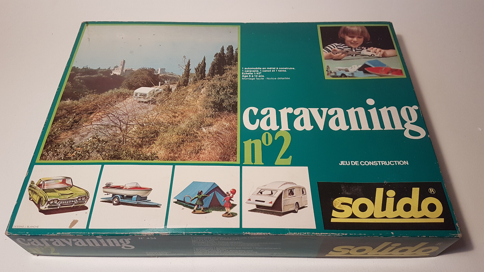 Coffret Caravaning N°3 SOLIDO - Citroën CX Et Renault 30 - Complet état Occasion