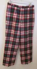Vintage Size 14 Womens Pendleton Wool Tartan Plaid Pants