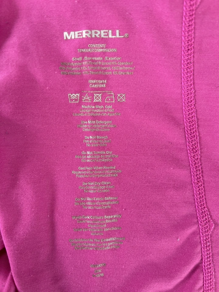 Merrell Women’s Purple Short Sleeve Athletic T-Shirt - M - Image 4 of 4