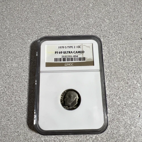1979 S Type 2 Proof Roosevelt Dime certified PF 69 Ultra Cameo by NGC