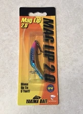 Yakima Bait Mag Lip 2.0 Last Pass Salmon Steelhead Lure Plug Blue Pink Dot NEW