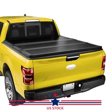 Hard Tri-Fold Tonneau Cover w/Hardware For 2015-2024 Ford F-150 5.5FT Short Bed