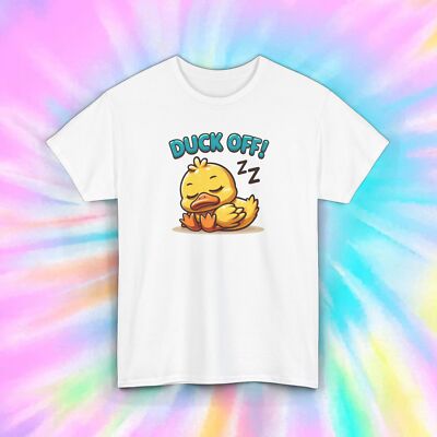 Funny Duck Off Shirt S-5XL Cute Sarcastic Sleepy Humor Graphic Gift Tee