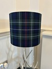 Handmade Lampshade in McDonald Tartan, Green, Navy, Red, Ceiling or Lamp