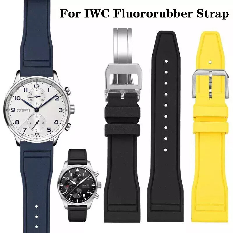 IWC Big Pilot Portofino 20-22mm Waterproof Fluororubber Watch Strap