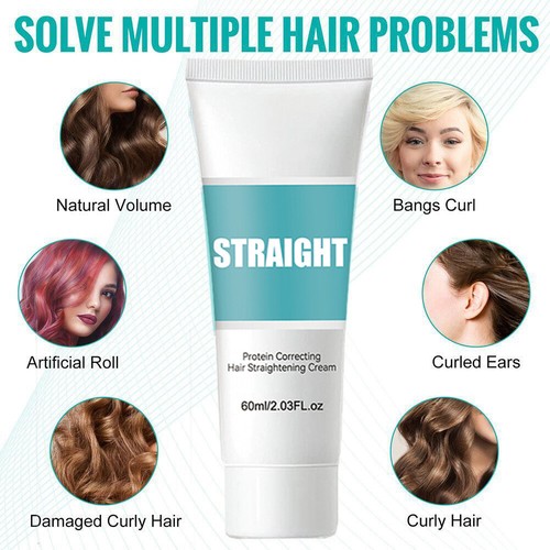 Crema lisciante proteica per capelli crema lisciante per capelli seta e lucida 60 ml - Foto 11 di 20