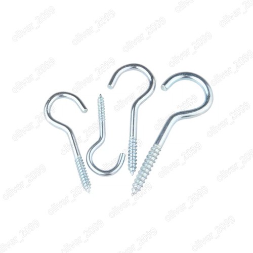 Ganchos para ojos de acero galvanizado pernos para ojos tornillos autogolpes 3# 4# 5# 6# 8# 10# 14# - Imagen 4 de 5