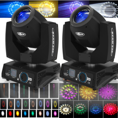 2PCS 230W 7R Sharpy 16+8 Prism Stage Light Moving Head Beam Light DJ Disco Party