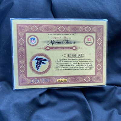 2011 Panini Gold Standard Gold Rush Falcons Football Card #3