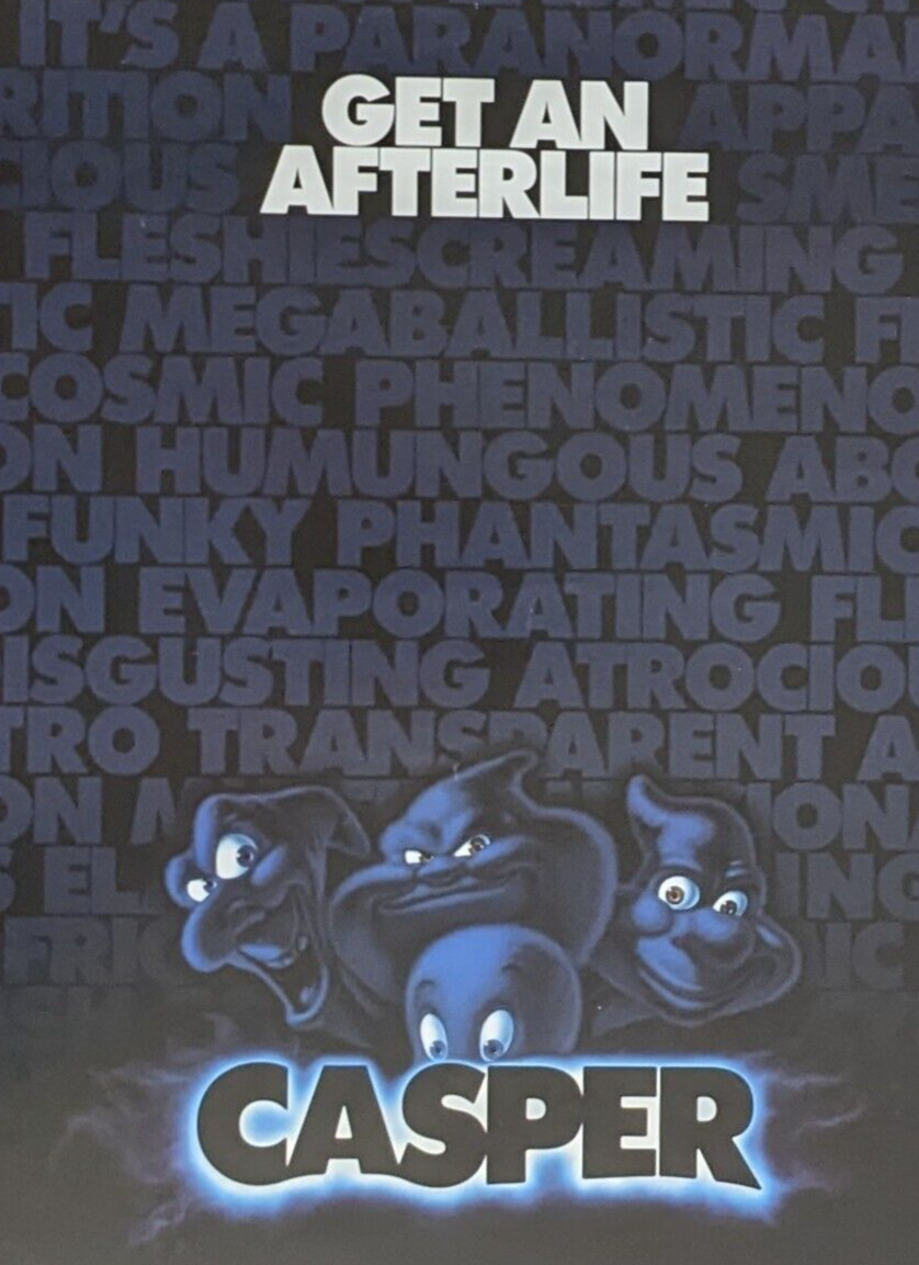 Casper (1995) Original 11x17 Promo Poster Rolled, Christina Ricci