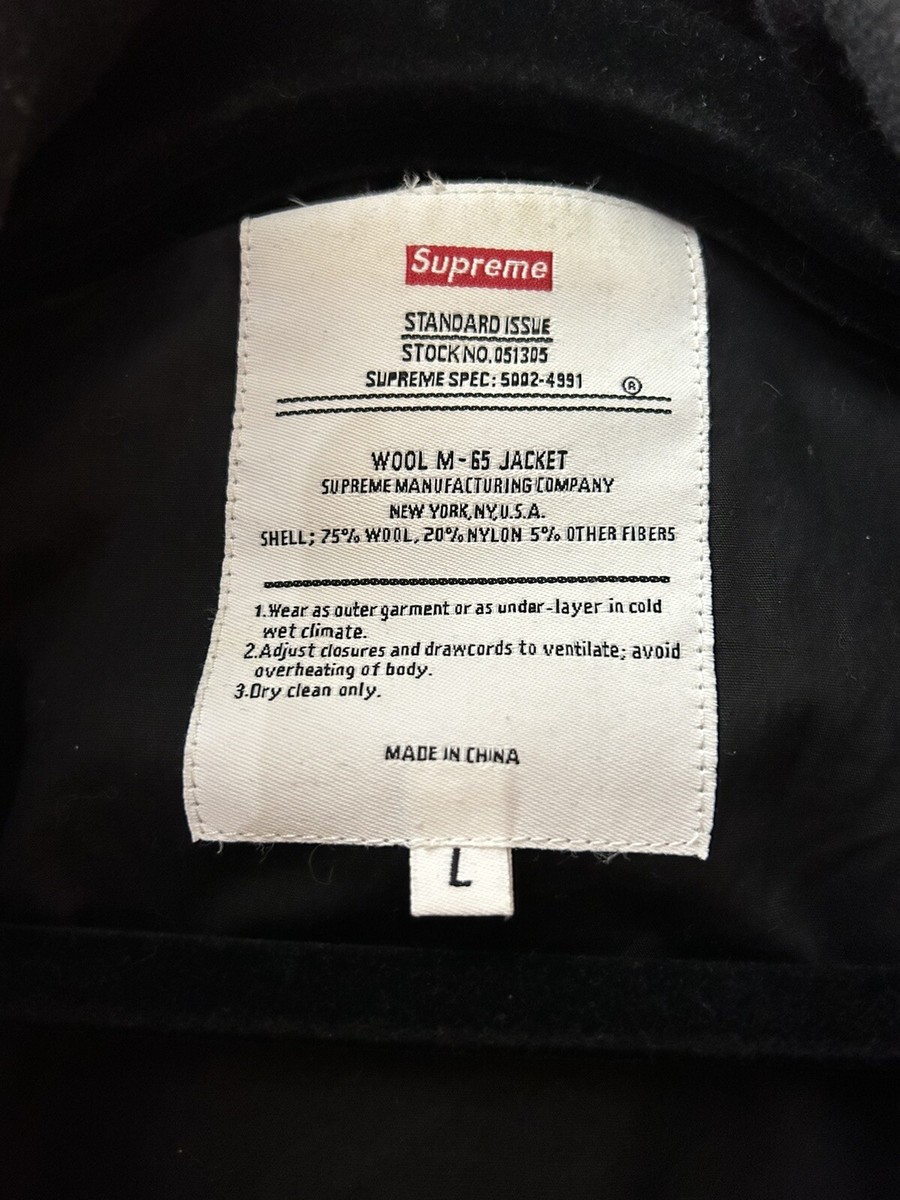 Vintage Supreme Wool M-65 Pea Coat Size Large *EXCELLENT CONDITION 