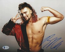 Brian Pillman Jr Signed 8x10 Photo BAS Beckett COA AEW MLW New Hart Foundation 4
