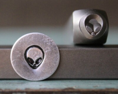 SUPPLY GUY 6mm Alien Metal Punch Design Stamp SGCH-105