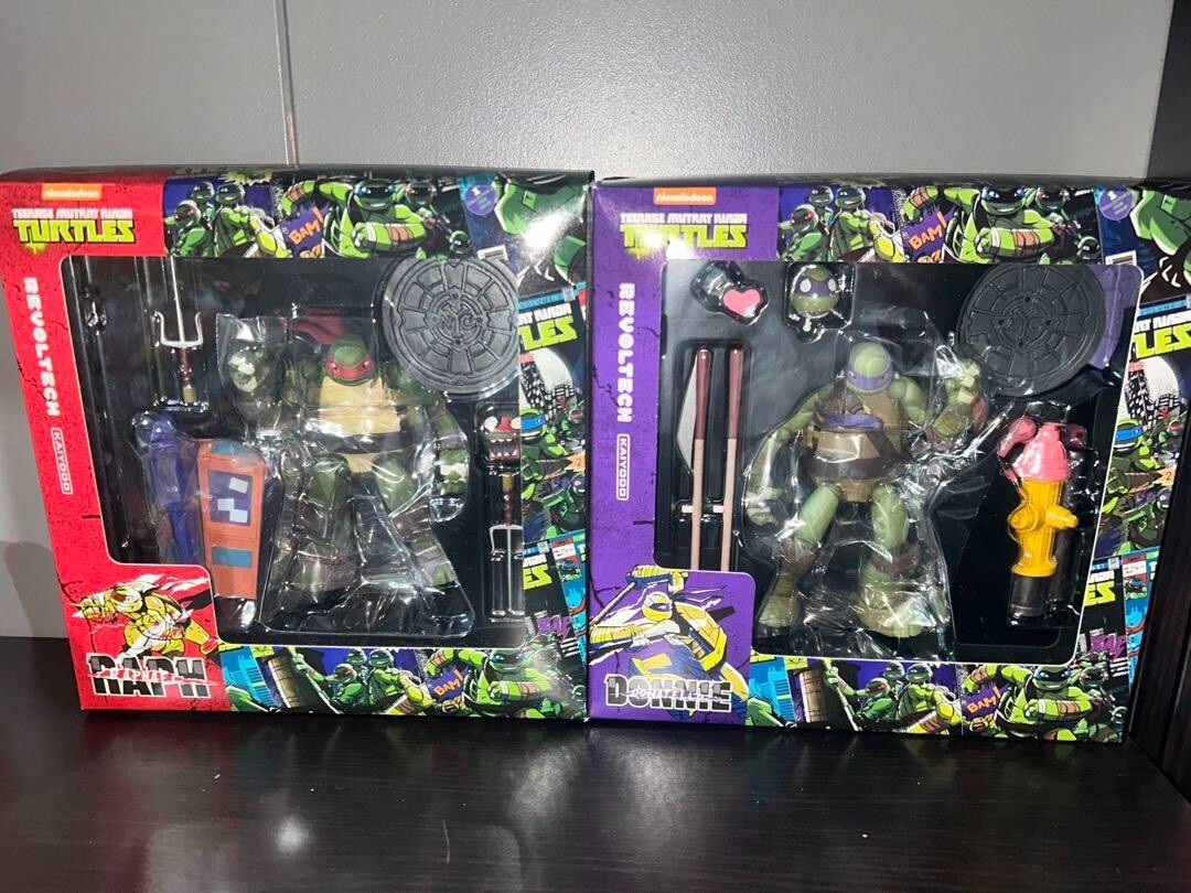 RARE] Teenage Mutant Ninja Turtles TMNT Revoltech 10th Anniversary