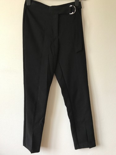 Womens H\u0026M Smart Black Trousers, Size 8 