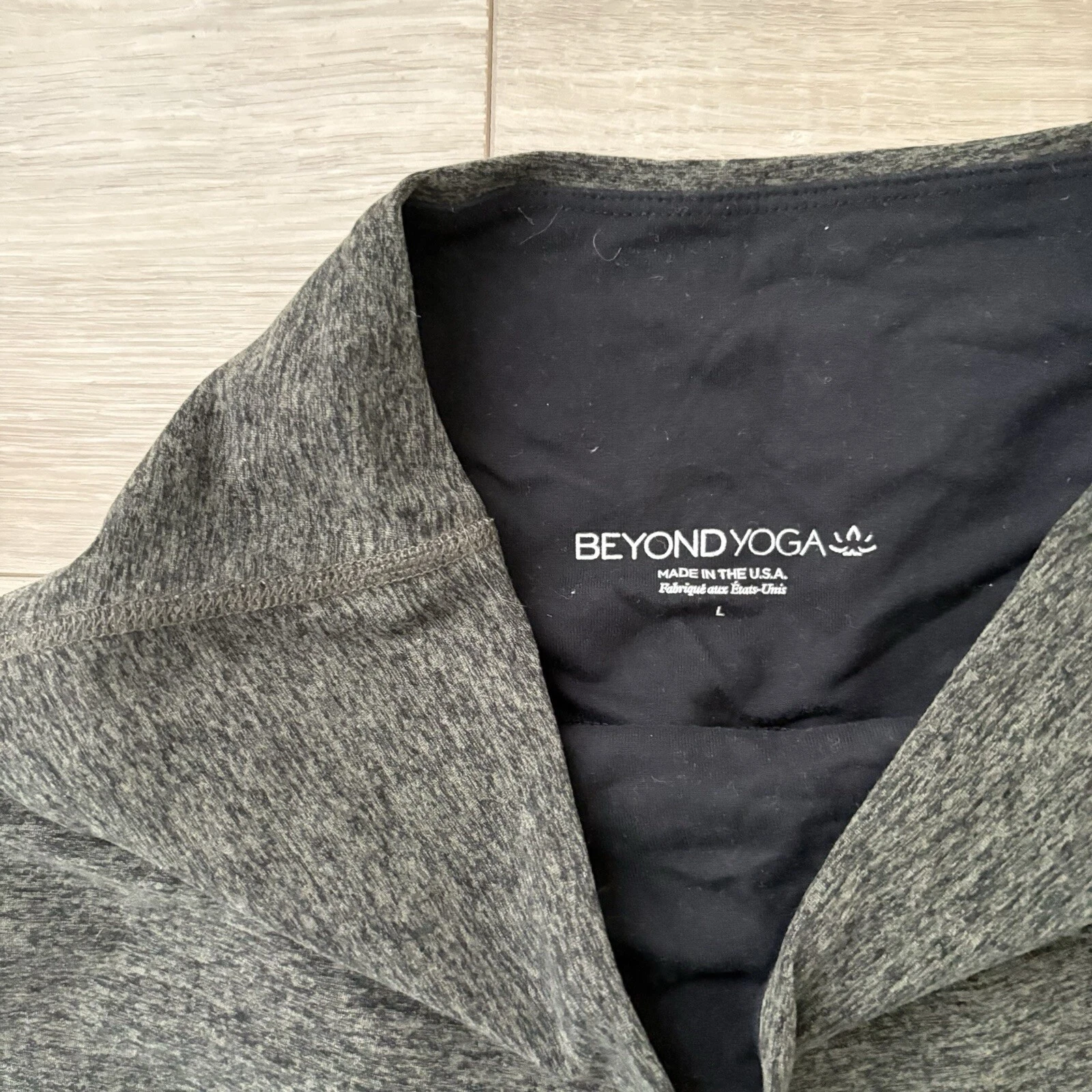 beyond-yoga heathered stretch activewear leggings