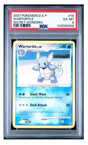 Wartortle graded PSA 6 for sale on eBay