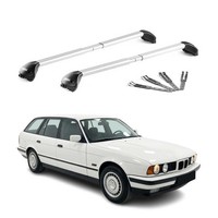 DachträGer FüR BMW 5Er Touring E34 E39 E61 1991-2011 5 TüR 100Kg Alu ABE Silber