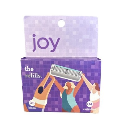 Joy Razor Blade Refills 5-Blade 4 Cartridges Women's Shaving Bin Deal