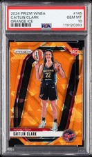 2024 Panini Prizm WNBA - Caitlin Clark #145 Orange Ice Prizm (RC) Fever 🏀🔥🏆🔥