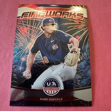 2026 Panini Stars & Stripes Prizm FIREWORKS 🎆 #4 GABE GAECKLE