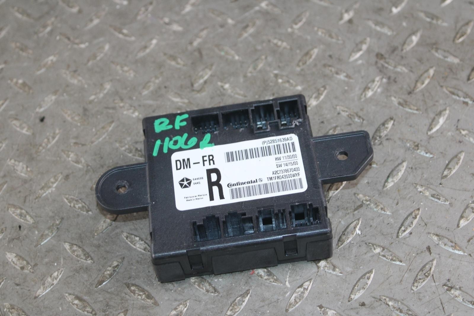 Maserati Ghibli 2014-2017 Right Body control module P/N 52851639AD
