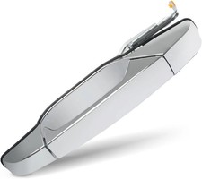 Exterior Chrome Door Handle Rear Left Driver Side Compatible with 2007-2014 Chev