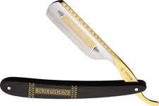 Dovo Ebony Wood Shave Ready Bismarck Straight...