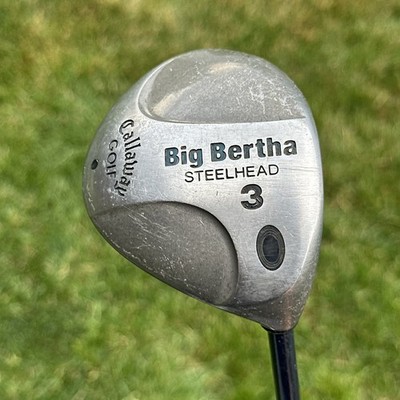 Callaway Big Bertha Steelhead Fairway 3 Wood RH Ladies Gems Flex Graphite Shaft 