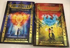TOMBQUEST BOOKS 1 & 2 BOOK OF THE DEAD & AMULET KEEPERS 2015 