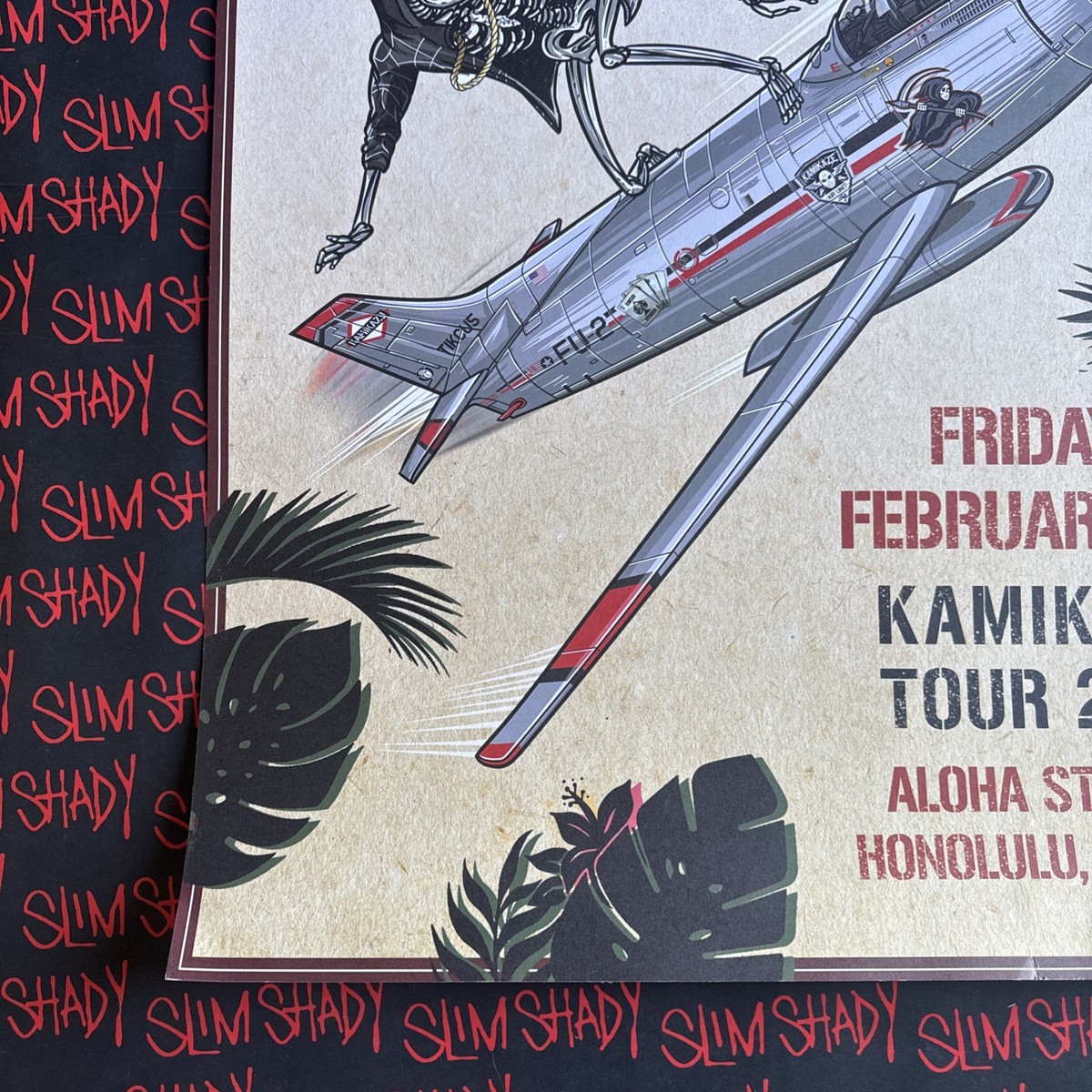 EMINEM KAMIKAZE TOUR 2019 HONOLULU HAWAII POSTER 18x24 & Promo Ad