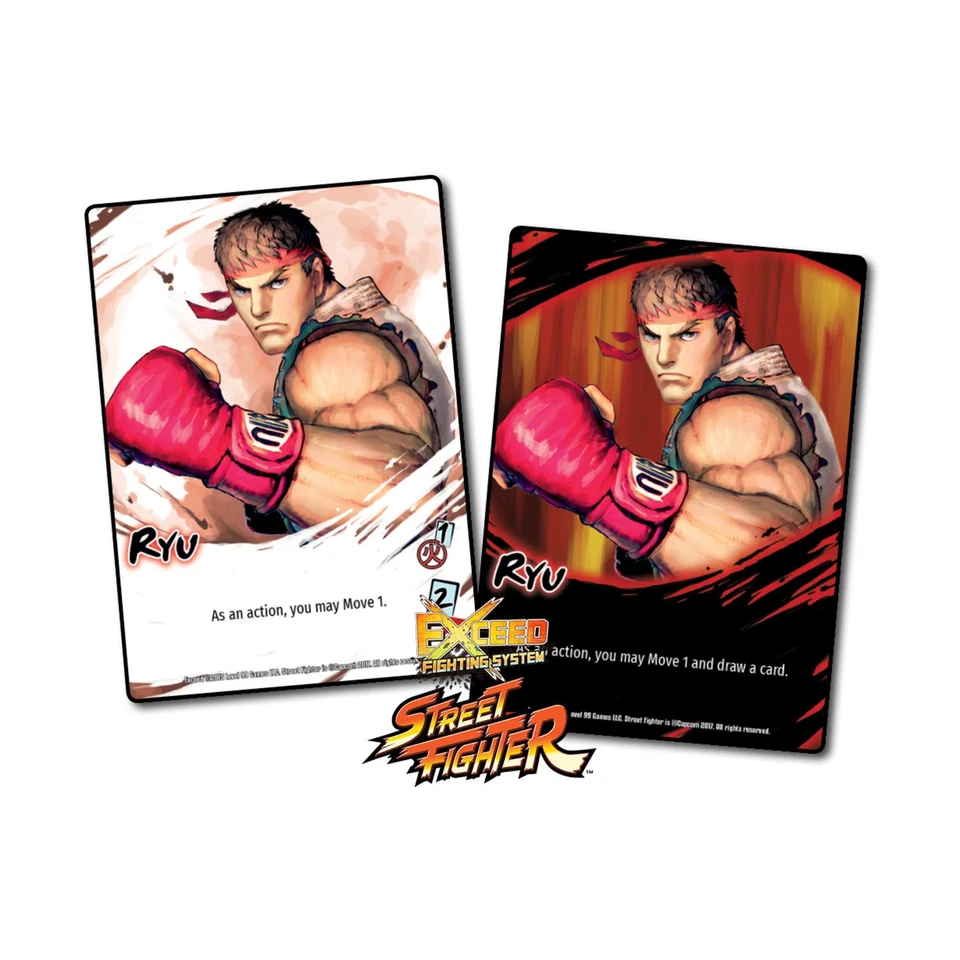Level 99 Exceed Fighting System Level 99 Game  Street Fighter - Ryu B Box EX/NM - Image 2 of 2