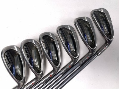 Ping G30 Iron Set 7-9+UW+SW+LW Red Dot 1* Flat TFC 419 Senior Graphite RH -NO PW