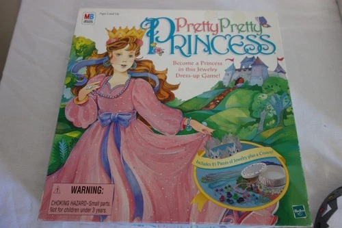 Vintage Milton Bradley Pretty Pretty Princess Board Game 100% Complete