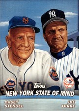 2001 Topps Chrome #TC10 New York State of Mind Casey Stengel Joe Torre Combos