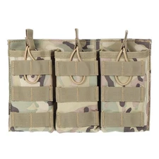 Outdoor Multipurpose Open Top Triple Pouch Camouflage 1 Pcs