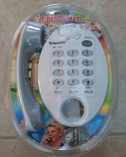 Trisonic white Wall Desk Corded TS-405 Fashion Phone New