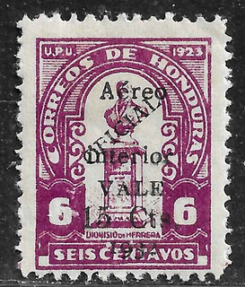 HICK GIRL MINT HONDURAS STAMP SC#C74 1932 SURCHARGE HERRERA L277