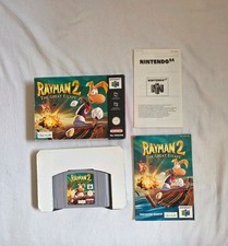 ebay® Auktion 117347213499 | Rayman 2 the Great Escape Nintendo 64 N64 PAL Spiel, Originalverpackt und mit Handbuch Thumbnail of ebay® auction 117347213499 | Rayman 2 the Great Escape Nintendo 64 N64 PAL Spiel, Originalverpackt und mit Handbuch