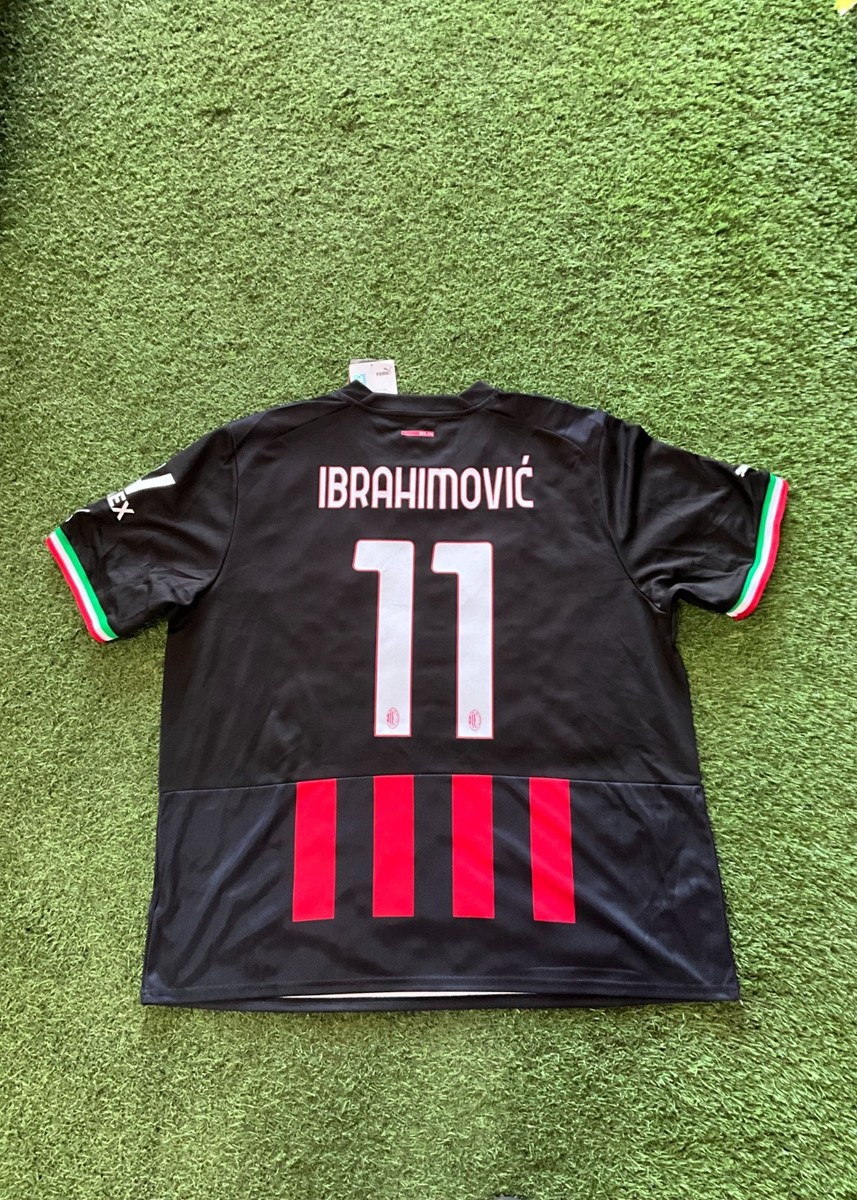 Puma AC Milan Men's Home Jersey 22/23 Legend Ibrahimovic #11 - Red