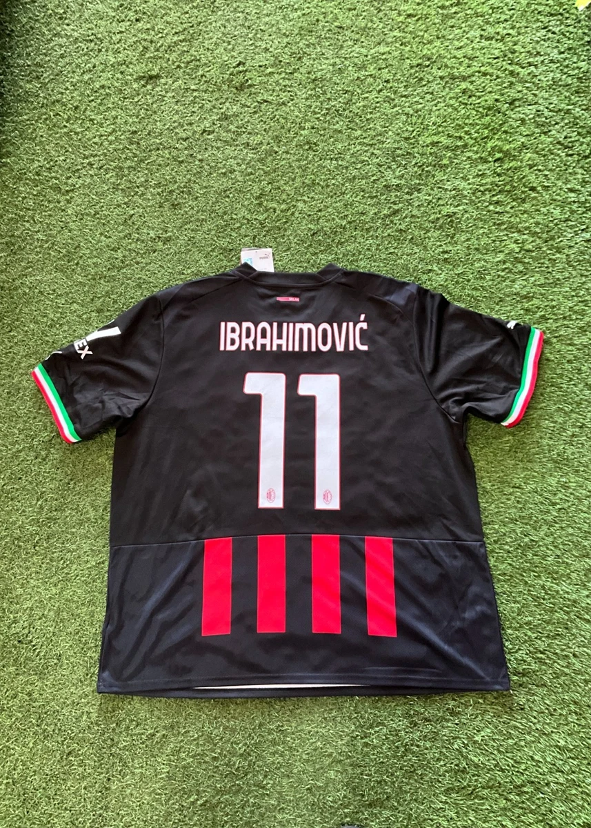 Puma AC Milan Men's Home Jersey 22/23 Legend Ibrahimovic #11 - Red