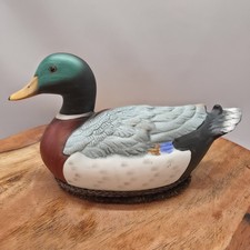 Vintage Mallard Duck Lint Brush Clothes Brush Taiwan Bird Decor Collectible
