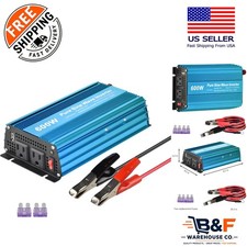 High-Efficiency 600W Pure Sine Wave Inverter with Multi-Protection Features