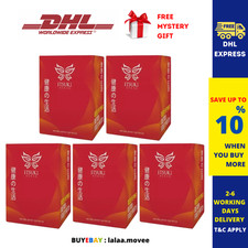 5 X Itsuki Kenko Red Pepper Herbal Foot Pads Patch Detoxifying