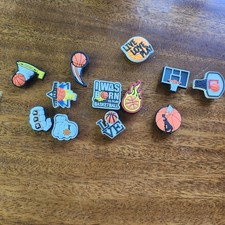 12 pieces Basketball Shoe Charms Jibbitz Style Croc Accessories Sports Fan Lot